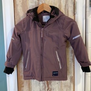 Polarn O. Pyret purple winter jacket.